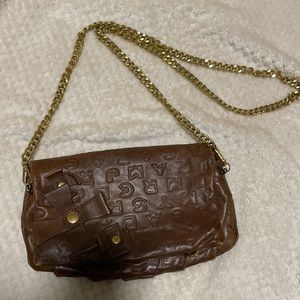 Marc Jacobs vintage leather clutch/ shoulder bag